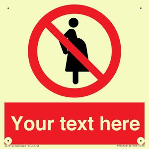 Custom prohibition not for pregnant women